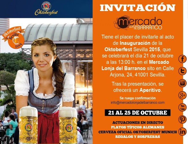 invitación Oktoberfest Barranco