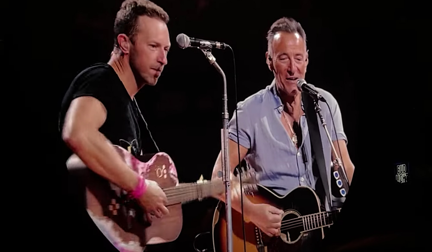 Coldplay y Bruce Springsteen comparten escenario