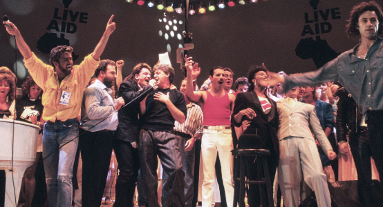 Concierto LIVE AID en Londres 1985