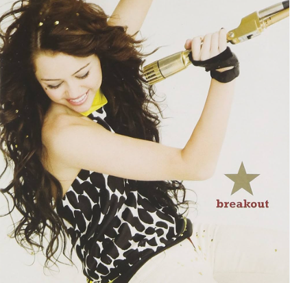 Portada de 'Breakout' de Miley Cyrus 